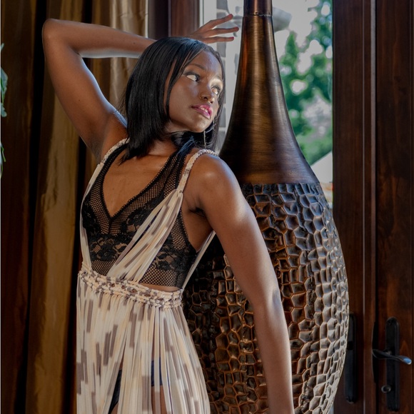 Handmade Macramé Dress GoodVibeGoda Original Piece - Picture 12 of 16